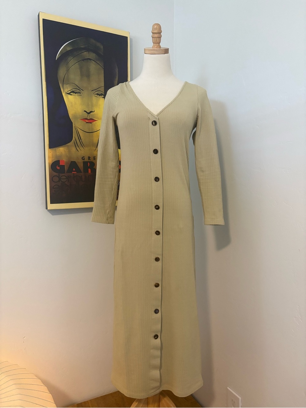 Rita Row Hoffman Dress - Light Khaki